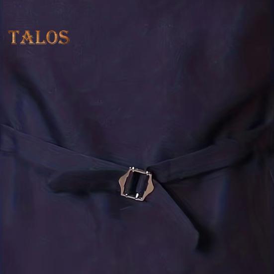 Pánská obleková vesta s výstřihem do V bez rukávů Jednořadý kabátek s kapsami Jednobarevný Slim Fit Formální styl Business vesta