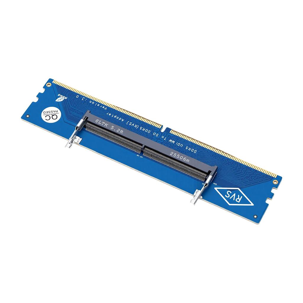 DDR5 SODIMM To Desktop Adapter 5600MHZ Laptop DDR5 To Desktop DDR5 Converter Support for Windows 7