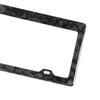 Real Forged Carbon Fiber License Plate Frame Car External Decoration 12.4x 6.2in