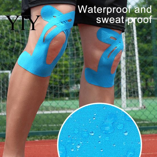 Duurzaam Kinesiologie Tape 3/6/12 Stuks Voorgesneden Knie Tape, Waterdicht Ademend Latexvrij Ondersteuning Sterke Lijm & Stabiliteit Pijnverlichting Atletisch