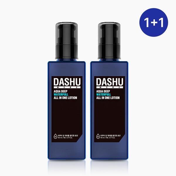 [1+1 Special] DASHU Men s Aqua Deep Waterful All-in-One Lotion 153ml