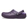 Crocs Warm Lightweight Comfortable Round Toe Slip-On Clogs Women Footwear Deep-Iris-Purple 203591-5AS