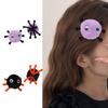 Punk Cool Mädchen Stirnband Haarspange Plüschkugelform Stereo Haarnadel Elastische Haarspange für Mädchen Halloween Haarstyling