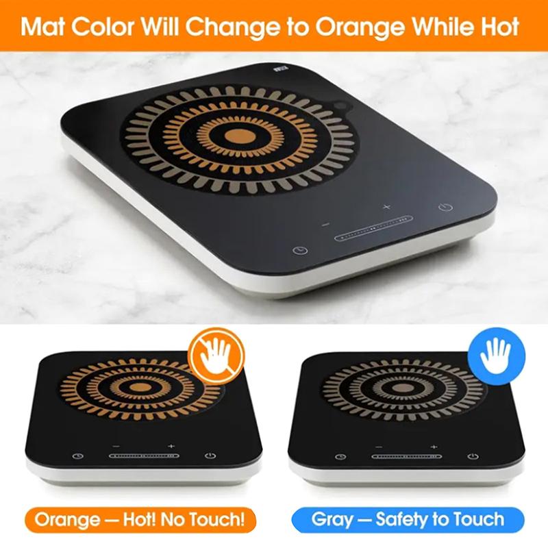Silicone Stove Mat Protector Induction Cooker Insulation Pad Multipurpose Non-Slip  Pads Cooking Hob Protective Cover