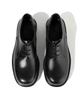Firenze Atelier [Vibram] Volume Toe Hidden Stitch Pull-Up Leather 3-Hole Derby 1090 [Shine Black]