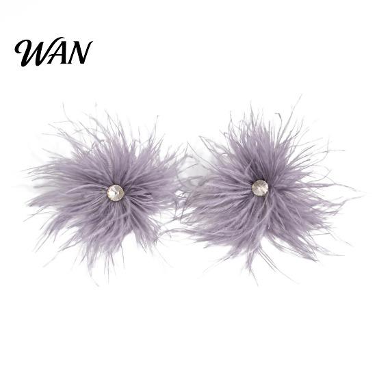 Date Night Earrings 1 Pair Feather for Women, Bohemia Tassel Rhinestone Drop Earrings, Dangle Party Jewelry Gift Wear