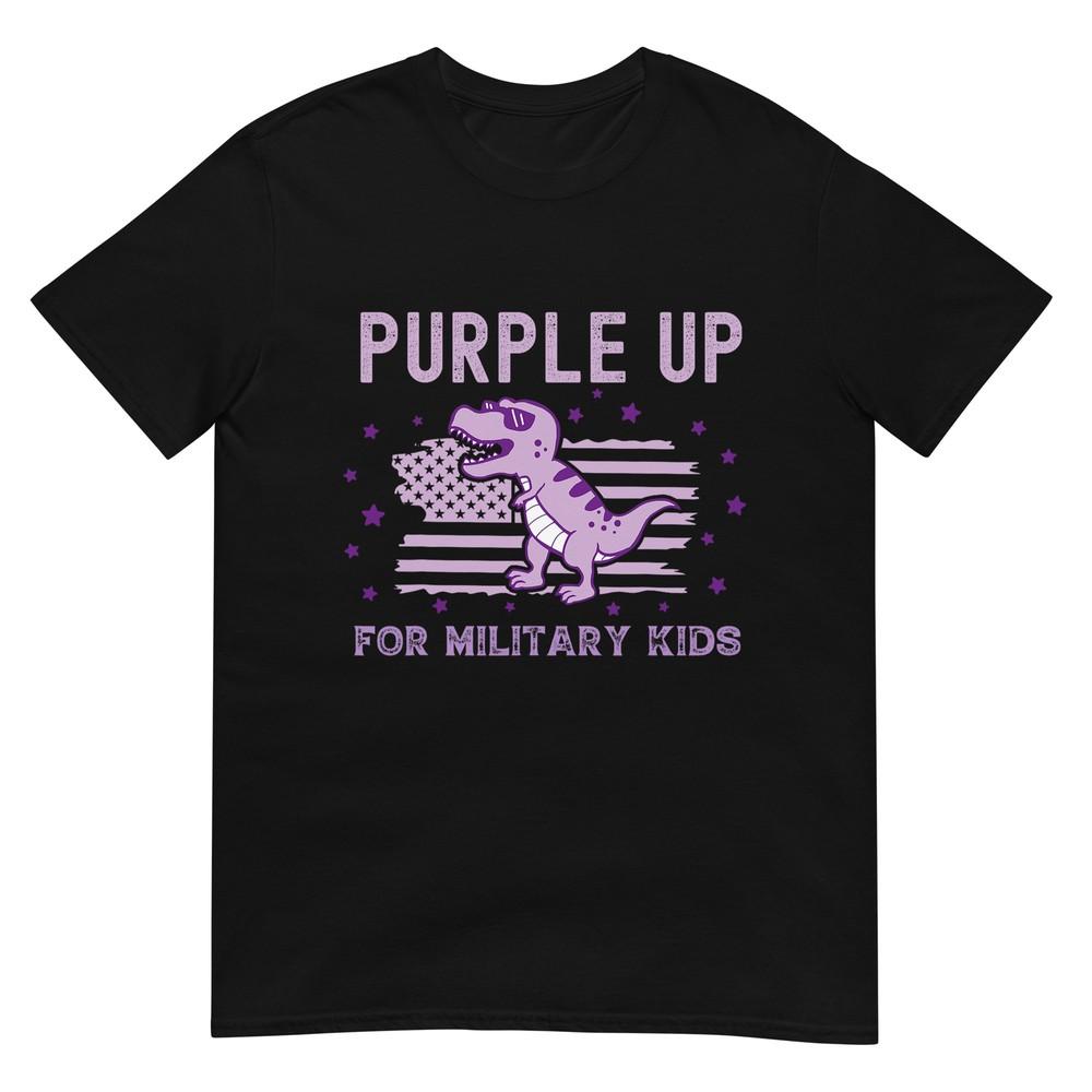 Purple Up For Military Kids Military Child Month T-Shirt 4XL