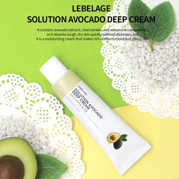 Lebelage Solution Avocado Tiefencreme & Hyaluron-Kollagen-Creme 50ml (7 Optionen)