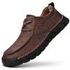 Handmade Casual Leather Shoes Men Loafers Comfortable Moccasins Men Flats Shoes Genuine Leather Men Shoes
