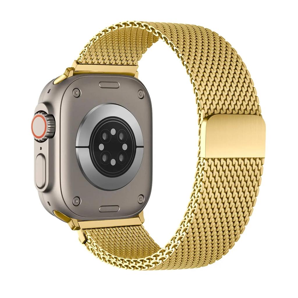Kovový řemínek pro Apple Watch Ultra 3 pásek 49mm 46mm 44mm 45mm 42mm 41mm 40mm 38mm Milánský smyčkový pásek Náramek correas iWatch Řada 11 10 9 8 7 6 5