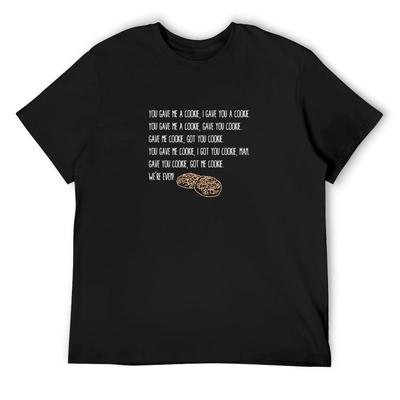 Du hast mir einen Keks gegeben | Hab dich Keks T-Shirt Tier prinfor Jungen Sweatshirts schwarz T-Shirts Männer