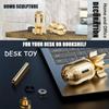 Fidget Spinner-Desk Toys, Metal Fidget Spinners, Fidget Toys, Cool Gadgets, ADHD Stress Relief EDC Finger Spinning Toy,Brass Atomic Bomb Sculpture