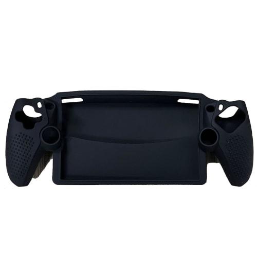 Joysog Anti-slip Silicone Cover Case Playstation Portal Remote Player Handheld Game Console Protector Skin  Black