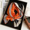 Long Small Silk Scarf Women's New Autumn and Winter High-end Temperament Scarf Mother with Shirt Neck Protection Scarf