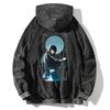 Tokitou Muichirou Print Hooded Anime Demon Slayer Streetwear Men Women Washed Cotton Hoodies Loose Pullover Harajuku Sweatshirt