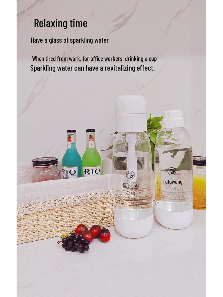 Portable Mini Carbonated Beverage Maker for Home & Travel