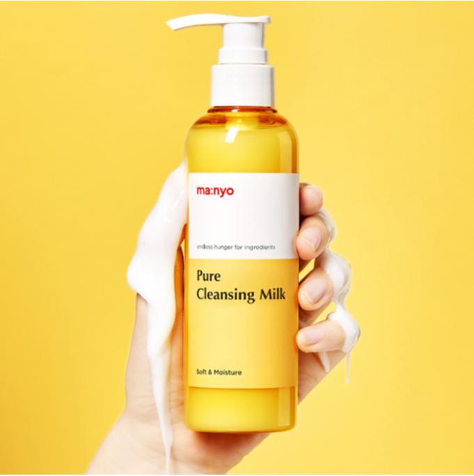 Manyo Factory Pure Cleansing Milk 200ml | Gentle Makeup Remover for Sensitive Skin