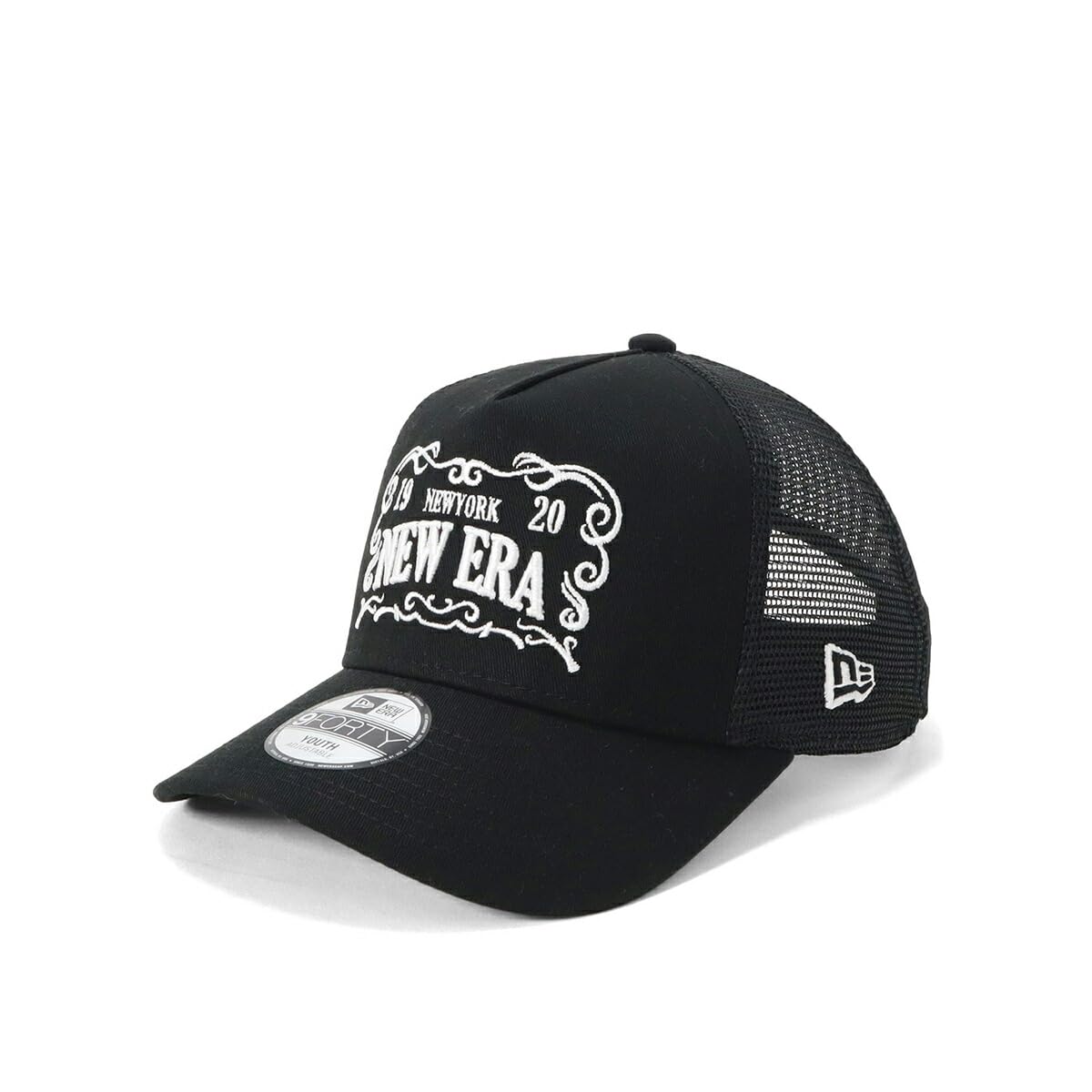 

New Era Youth Mesh Sizes 940AFTR NE FRAME Product NER36K4569 Kids 9FORTYA-Frame Cap, Cotton, Black, 52-56cm (YTH BLK), Number 14392027, чёрный