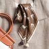 Retro literary and artistic lace cotton and linen small square scarf silk scarf women's spring, autumn and winter small scarf spring and autumn velvet