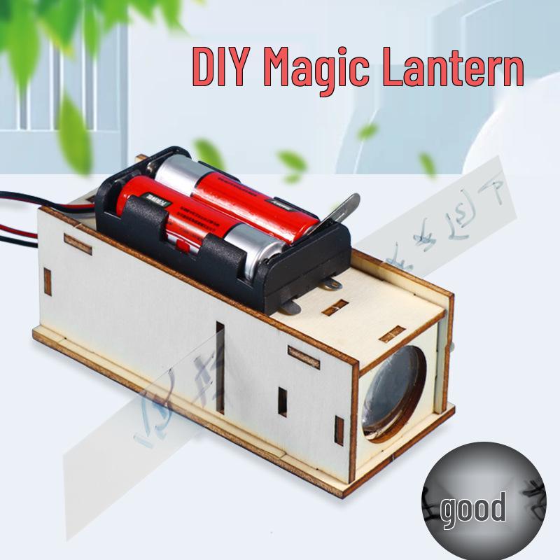 DIY Magic Lantern Projector Kit: Handicraft Science Experiment Teaching Aid Refer to package