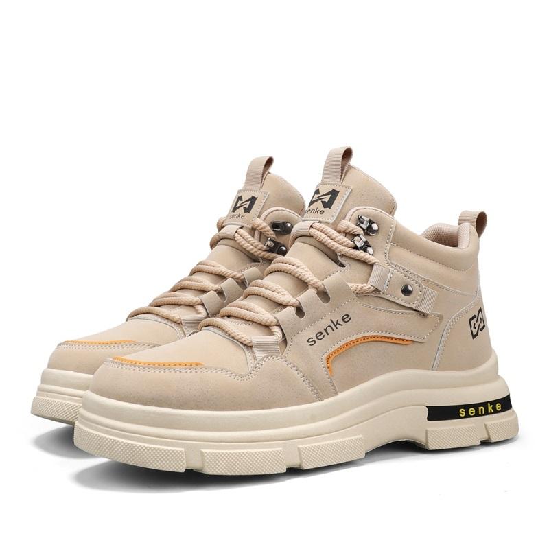 

Autumn s New Versatile Sports Outdoor High-top Shoes, Workwear Student Trendy Shoes, Thick-soled Fashionable Casual Shoes 39