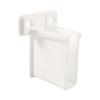 12pcs Wire Shelf End Bracket White Plastic Closet Shelves Brackets with Screws