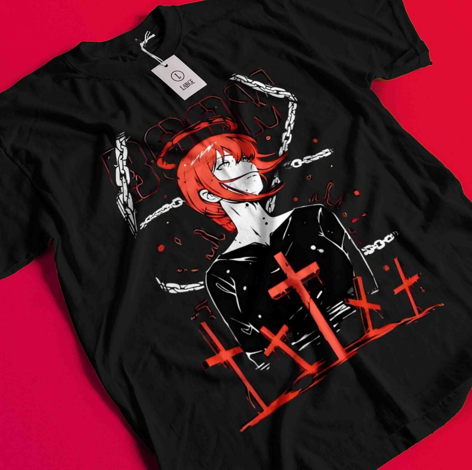 

Chainsaw Man Makima T-Shirt Asa Aki Anime Denji Shirt Power Tshirt All Size Tee BB470 3XL