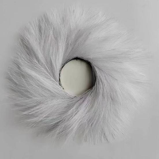 Artificial Pampas Grass Wreath Front Door Wall Mounts DIY Garland