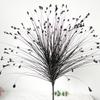 1pc Heads Peacock Grass Artificial Plants Pampas Grass Reed Flower Arrangement Home Bedroom Wedding Decorations Fake Flowers