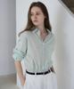 FROMWHERE Soft Long Sleeve Shirt Mint
