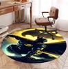 Batman Pattern Round Rug, Indoor/Outdoor Mat, for Picnic, Gameroom, Bedroom, Office, Living Room, Home Decor Carpet, Birthday Gift