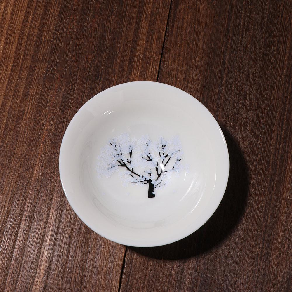 Cold/Hot Water Discoloration Magic Sakura Cup Unique Flower Change Bowl for Home,Office,Bar