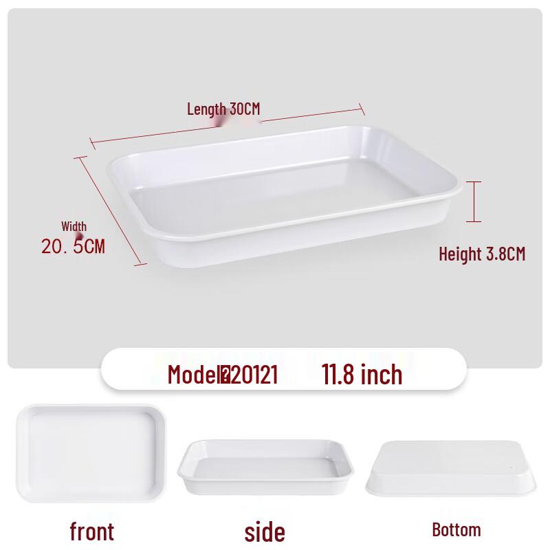 Commercial Melamine Rectangular Food Display Tray