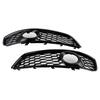 Honeycomb Bumper Front Fog Light Grill Grille Cover 8P0807682D 8P0807681D Fit A3 8P 2009-2013