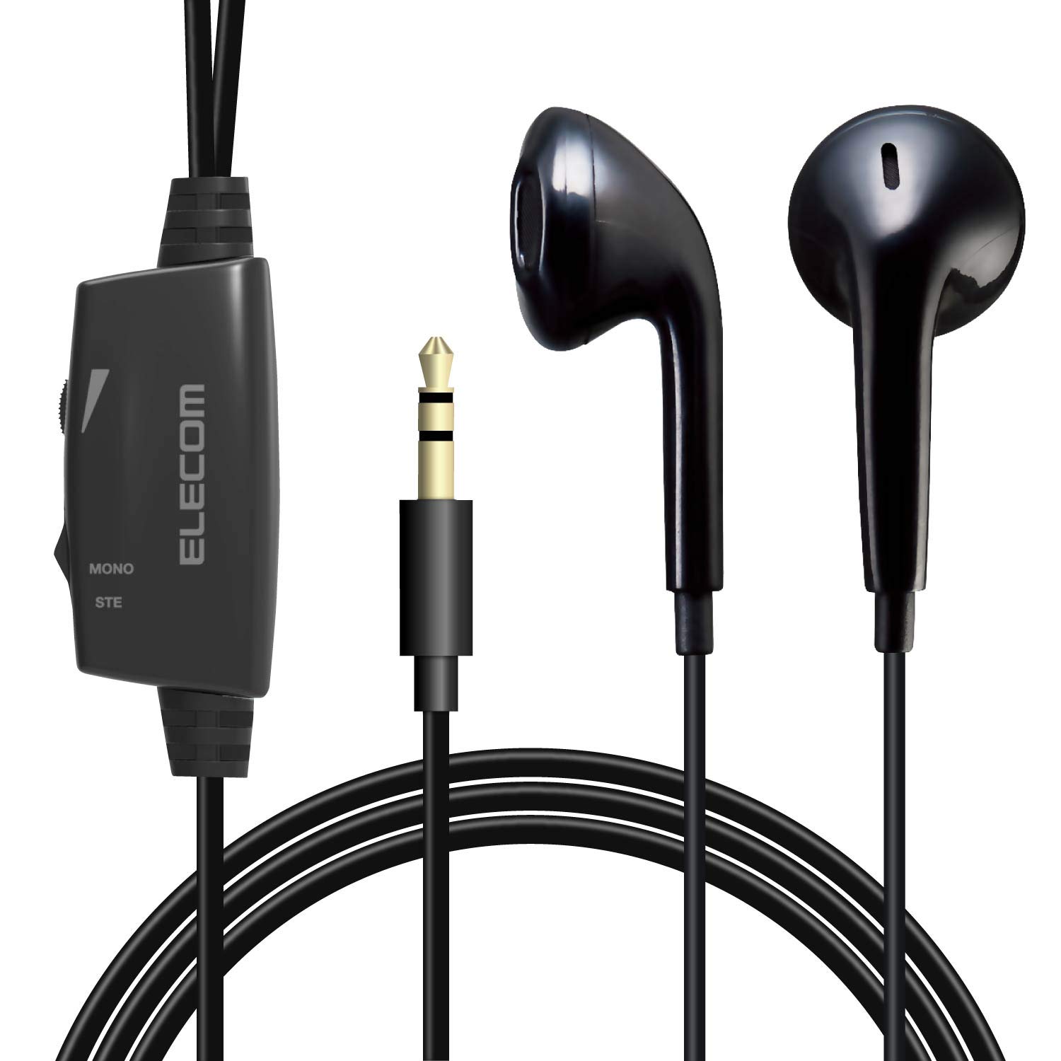 

ELECOM Earphones for TV Driver Black [Comfortable In-Ear Type] 14.2mm Affinity Sound 3.0m EHP-TV11I3XBK чорний