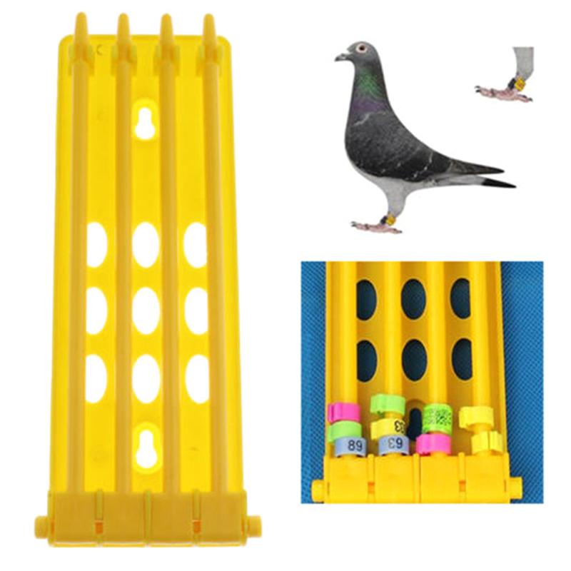 Soporte de Anillo de Pata de Loro Paloma Artículos de Entrenamiento para Aves Soporte de Anillo de Pata Banda Estante