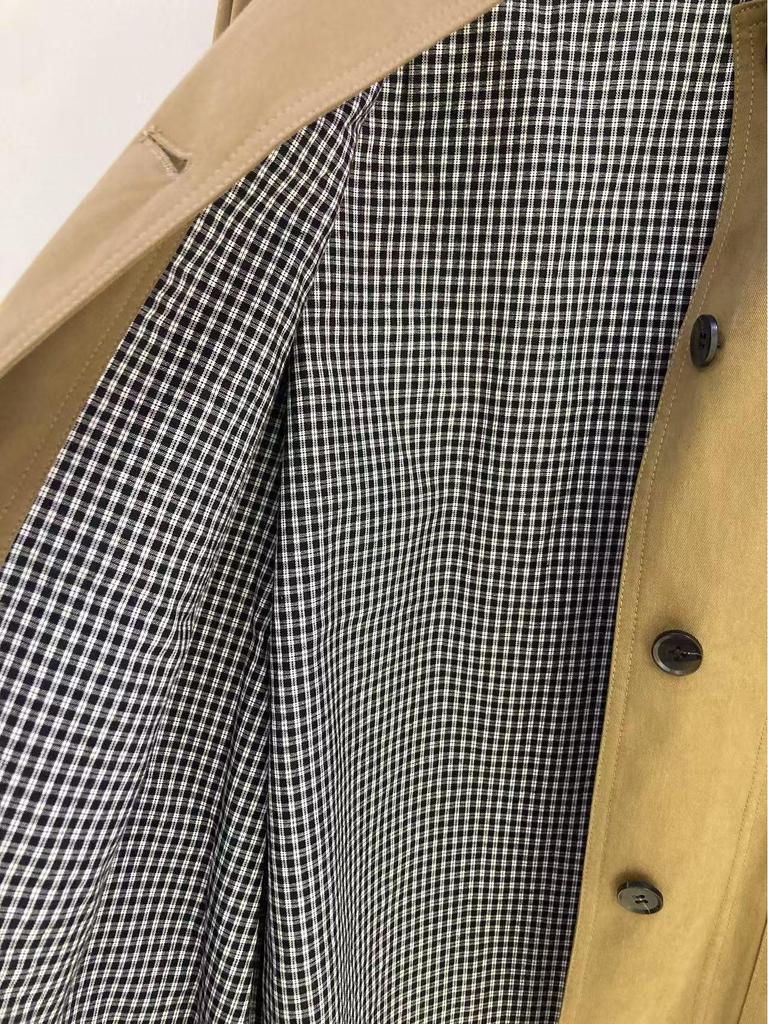 Nanyou Premium Women's Twill Cotton Workwear Mid-Length Loose Top Coat - Autumn Collection