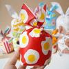50Pcs Plastic Rabbit Ear Candy Bags Cartoon Candy Gift Bags Cookie Packaging Bags  Festive