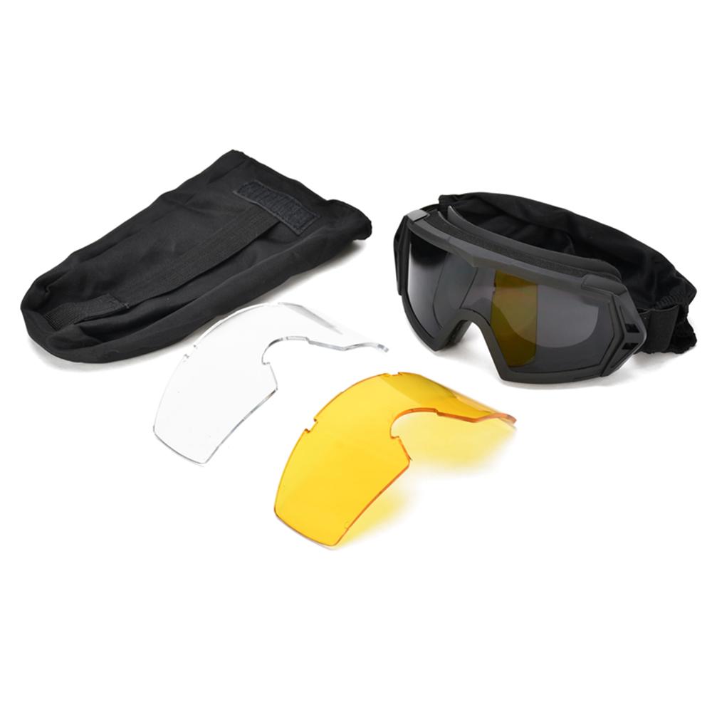 Taktische Sicherheit Outdoor-Sportarten Militärisches Schießen Paintball-Brille Antibeschlagbrille Jagd Radfahren Brille