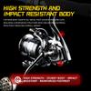 Spinning Reel for Sea Fishing with A Seawater-proof Seal Design Lure Reel Route 5+1BB Stainless Steel Bearings Drive System 5.2:1 15Kg Maximum Power