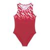 Slazenger Girls Challenge Tech Geometric Pattern One Piece Swimsuit