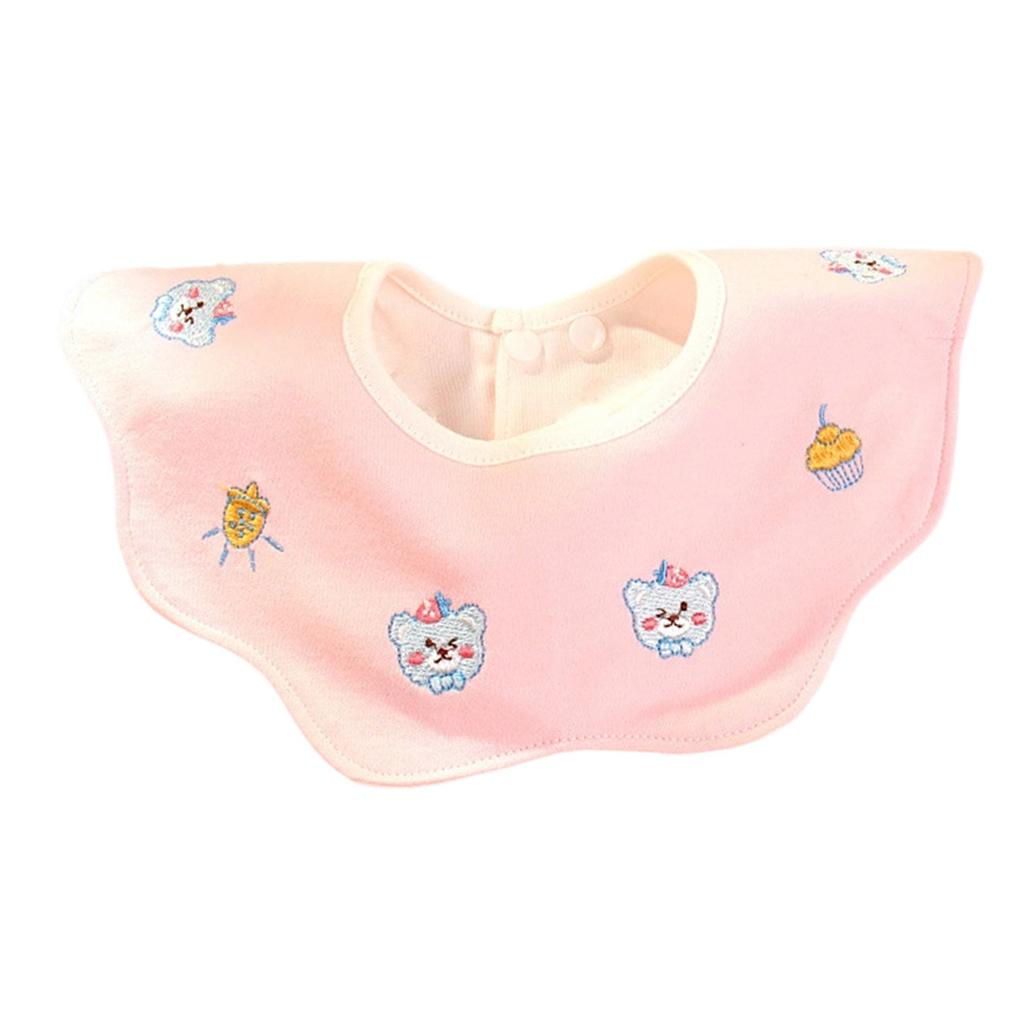 Adjustable Snap Closure Muslin Drooling Bib Convertible Saliva Towel Neck Scarf for Infants Toddler Nursing Daily