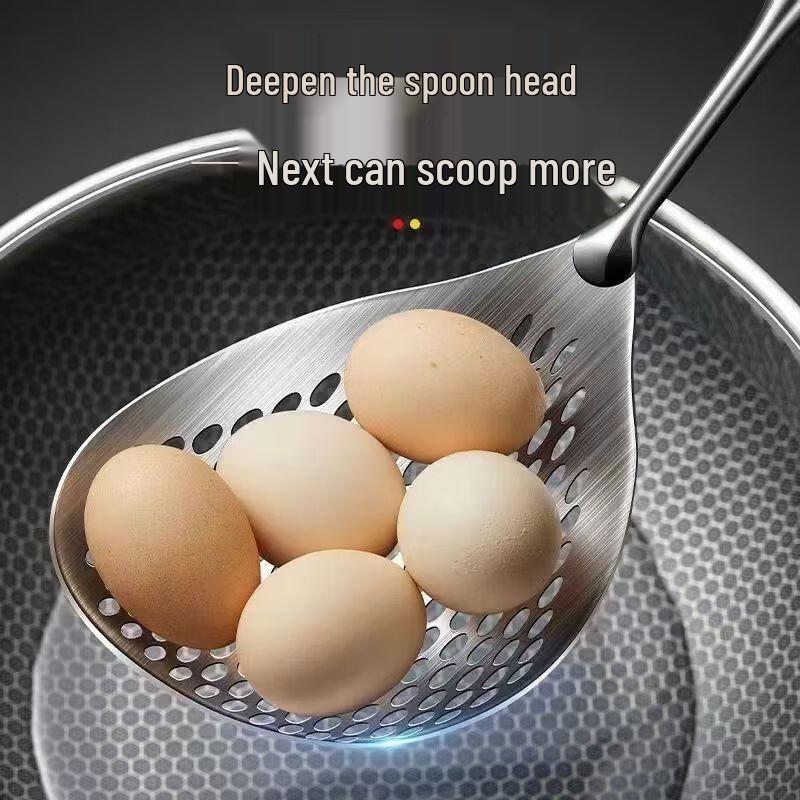 Edelstahl Schöpflöffel mit Schlitzen