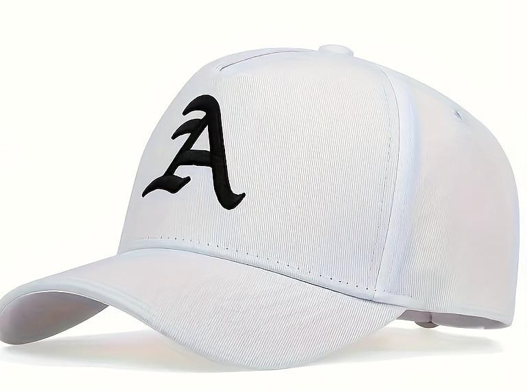 Cotton Baseball Cap With Embroidered Letters For Men Women Sun Protection