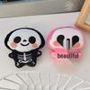 Squeaky Devil Skeleton Plush Brooch Pendant - Cartoon Doll for Bag/Shoe Decoration