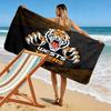 Castleford Tigers Print Beach Towel, Large Soft Quick Dry Towel for Beach Camping Swimming