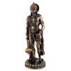 Composite Of Bronze & Resin Hanuman Idol, Religious Bala Ji Murti - 10.75 Inch