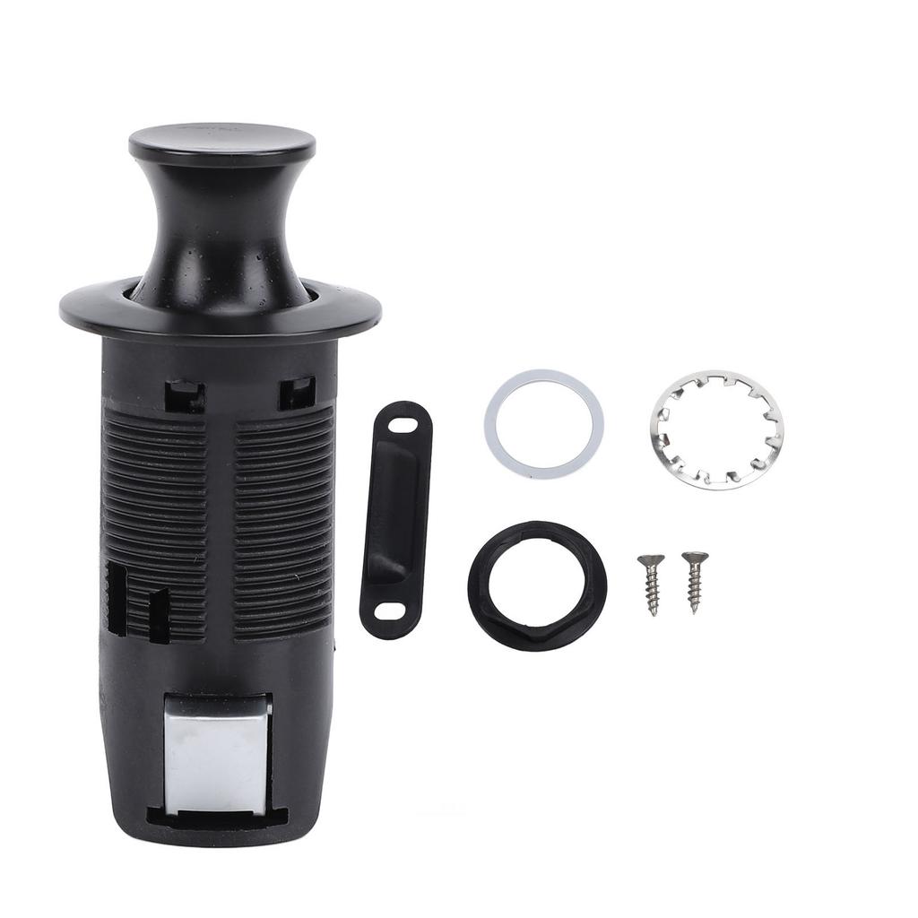 Cabinet Push Button Lock Stylish Look Keyless Cupboard Drawer Push Button Latch Knob for RV Yacht Motorhome Campervan