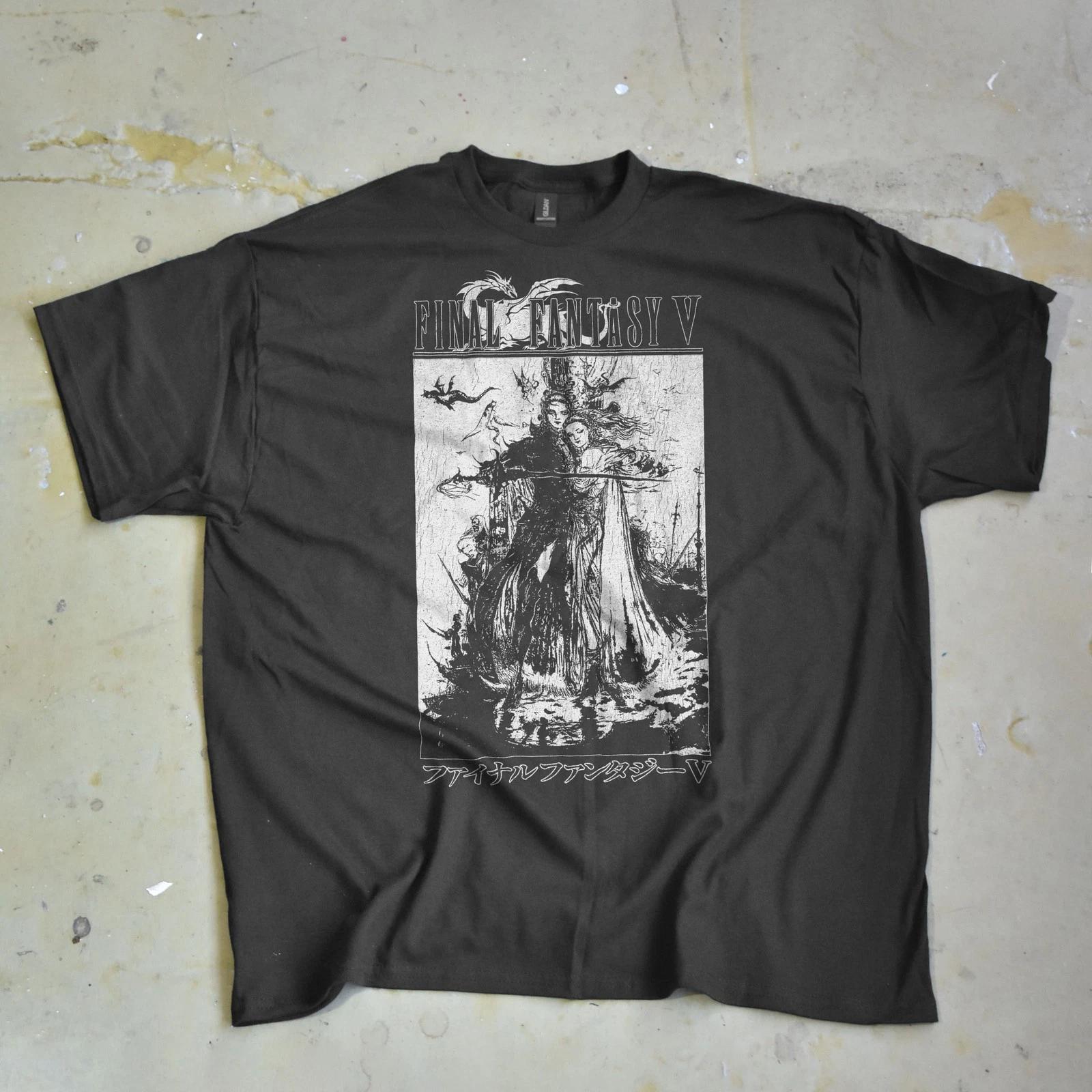 

Final Fantasy V Amano Tee - Anime Shirt - Retro Oversized Shirt - RPG Aesthetic 2XL