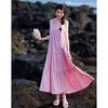 Elegant Halter Neck A-Line Maxi Dress